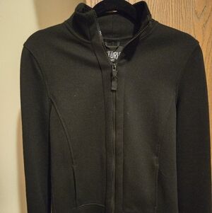 Victorias Secret Black Zip Up